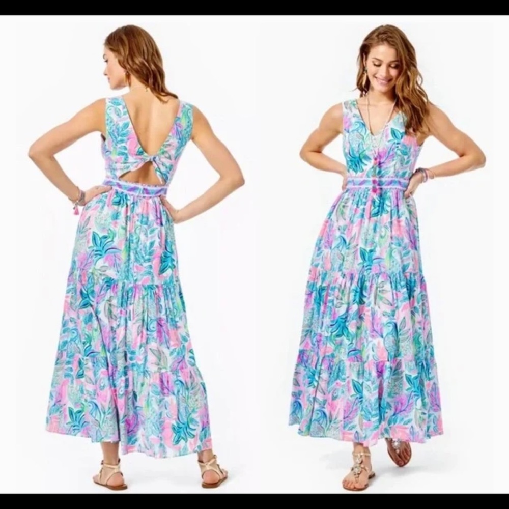 Lilly Pulitzer Toucan Resort Maxi Dress